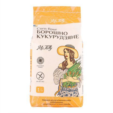 Борошно кукурудзяне без глютену Ms. Tally 4820216950052 фото