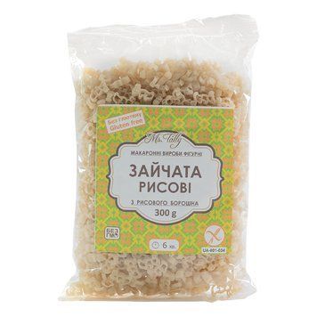 Фiгурнi макарони рисовi &ldquo;Зайчата&rdquo; 300г 4820216950618 фото