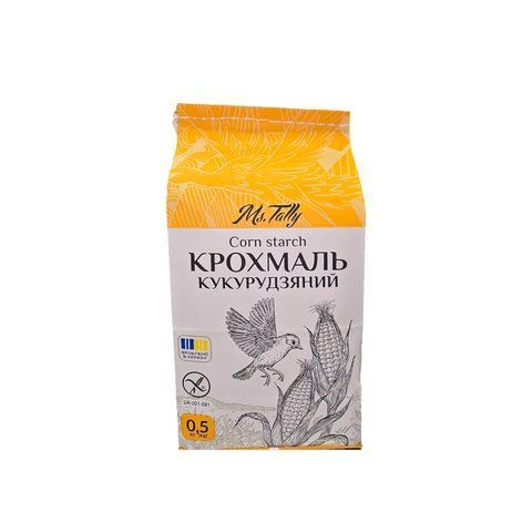 Крохмаль кукурудзяний 0.5 кг без глютену Ms. Tally 4820216951790 фото