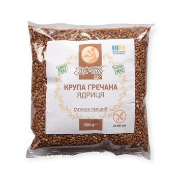 Крупа гречана ядриця 0.5 кг 4820216951868 фото