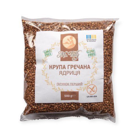 Крупа гречана ядриця 0.5 кг 4820216951868 фото