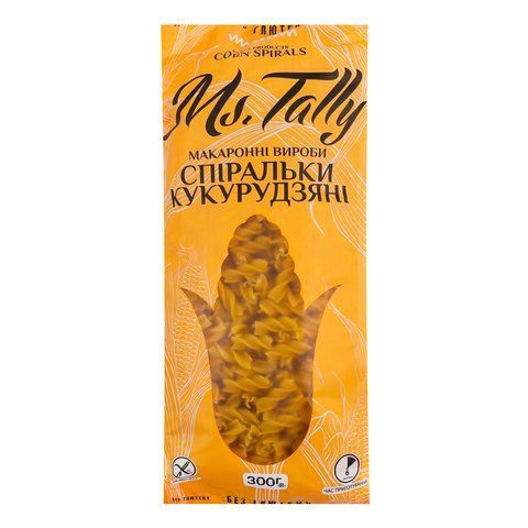 Спіральки кукурудзяні без глютену Ms. Tally 4820216951660 фото