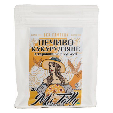 Печиво кукурудзяне з цукром без глютену Ms. Tally 4820216951226 фото