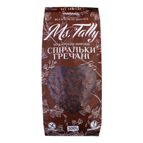 Спіральки гречанi без глютену Ms. Tally 4820216951646 фото