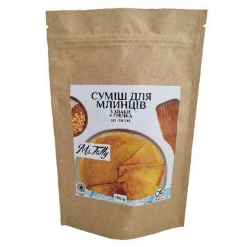 Смесь для блинов мини 3 злака + гречка 150г 4820216951523 фото