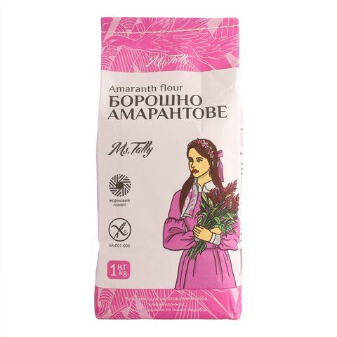 Борошно амарантове без глютену Ms. Tally 4820216950090 фото