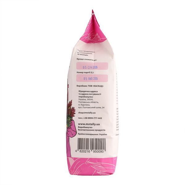 Борошно амарантове без глютену Ms. Tally 4820216950090 фото